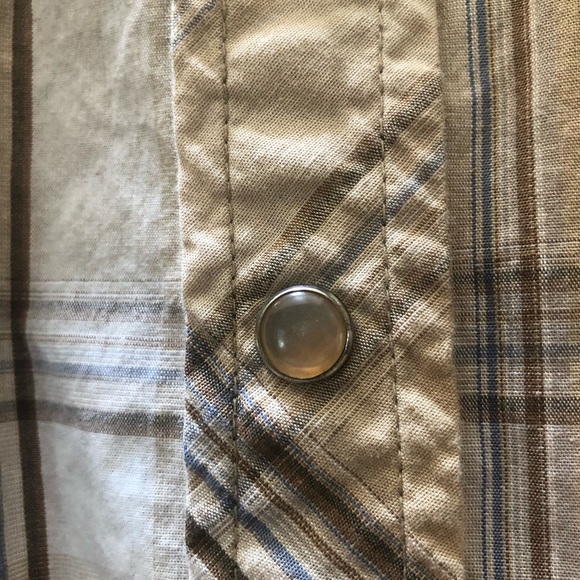 Dickies Western Button Down Short Sleeve Shirt XL - Picture 4 of 6